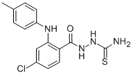 195370-35-5 Benzoic acid, 4-chloro-2-((4-methylphenyl)amino)-, 2-(aminothioxomethy l)hydrazide