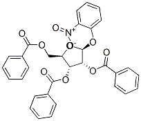 .beta.-D-Ribofuranoside, 2-nitrophenyl, 2,3,5-tribenzoate Struktur