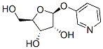 .beta.-D-Ribofuranoside, 3-pyridinyl Struktur