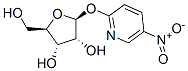 .beta.-D-Ribofuranoside, 5-nitro-2-pyridinyl Struktur