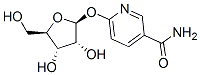 3-Pyridinecarboxamide, 6-(.beta.-D-ribofuranosyloxy)- 化学構造式