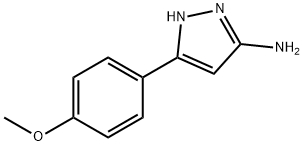 5-Амино-3-(4-метоксифенил)-1Н-пиразол структура