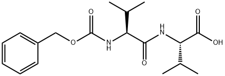 Z-VAL-VAL-OH 化学構造式