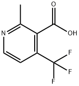 2-METHYL-4-TRIFLUOROMETHYL-NICOTINIC ACID, 195447-85-9, 结构式
