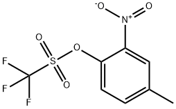 4-甲基-2-硝基苯基三氟甲磺酸酯, 195455-54-0, 结构式