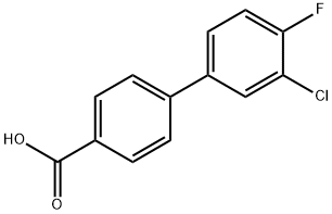 4-(2-Cyano-3-fluorophenyl)benzoic acid Structure