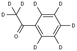 氘代苯乙酮 结构式