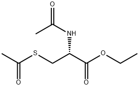 S,N-二乙酰基-L-半胱氨酸乙酯, 19547-89-8, 结构式