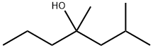 2,4-ジメチル-4-ヘプタノール 化学構造式