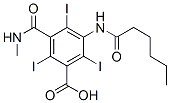 1955-06-2 5-(Hexanoylamino)-3-(methylcarbamoyl)-2,4,6-triiodobenzoic acid