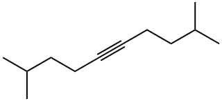 2,9-ジメチル-5-デシン 化学構造式