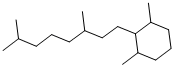 1,4-DIMETHYL-2-(3,7-DIMETHYLOCTYL)CYCLOHEXANE,19550-61-9,结构式