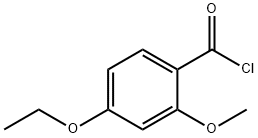 Benzoyl chloride, 4-ethoxy-2-methoxy- (9CI) 化学構造式