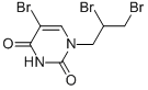 5-BROMO-1-(2,3-DIBROMOPROPYL)PYRIMIDINE-2,4(1H,3H)-DIONE Structure