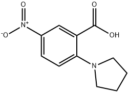 5-NITRO-2-(1-PYRROLIDINYL)BENZENECARBOXYLIC ACID|5-硝基-2-(1-吡咯烷)苯羧酸