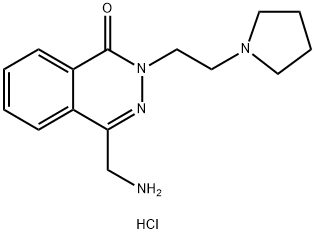 4-(Aminomethyl)-2-(2-(pyrrolidin-1-yl)ethyl)phthalazin-1(2H)-one dihydrochloride,1955530-39-8,结构式