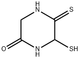 2(1H)-Pyrazinone,  5,6-dimercapto-  (9CI) Structure