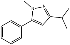 1H-Pyrazole, 1-methyl-3-(1-methylethyl)-5-phenyl- 结构式