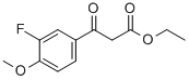 ethyl 3-(3-fluoro-4-methoxyphenyl)-3-oxopropanoate 结构式