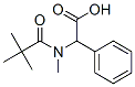 Benzeneacetic  acid,  -alpha--[(2,2-dimethyl-1-oxopropyl)methylamino]- Struktur