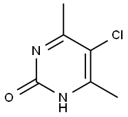 5-chloro-4,6-dimethyl-1H-pyrimidin-2-one,19573-82-1,结构式
