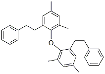 1,3,5-トリメチル-2-(フェニルメトキシ)ベンゼン 化学構造式