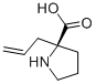 (S)-伪-ALLYL-PROLINE, 195833-47-7, 结构式
