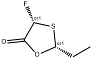 1,3-Oxathiolan-5-one,2-ethyl-4-fluoro-,cis-(9CI) 结构式