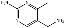 Pyrimidine, 2-amino-5-(aminomethyl)-4-methyl- (8CI) 化学構造式