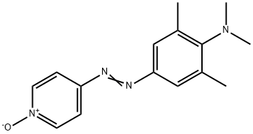 4-[(4-ジメチルアミノ-3,5-キシリル)アゾ]ピリジン1-オキシド 化学構造式