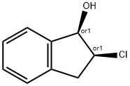 (1R,2S)-2-CHLORO-INDAN-1-OL 化学構造式