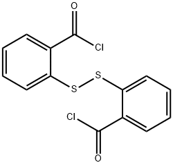 2,2'-ジチオジベンゾイルジクロリド 化学構造式