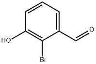 2-ブロモ-3-ヒドロキシベンズアルデヒド 化学構造式