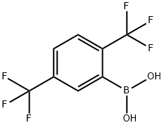 2,5-BIS(TRIFLUOROMETHYL)BENZENEBORONIC ACID Structure