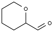 テトラヒドロ-2H-ピラン-2-カルボアルデヒド 化学構造式