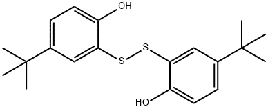 2,2'-dithiobis[4-tert-butylphenol] 结构式