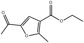 5-アセチル-2-メチル-3-フロ酸エチル 化学構造式