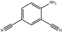 2,4-dicyanoaniline Struktur