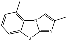 2,5-DIMETHYLIMIDAZO[2,1-B]BENZOTHIAZOLE 结构式