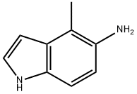 4-Methyl-5-aminoindole 化学構造式