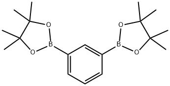 1,3-双苯二硼酸频那醇酯,196212-27-8,结构式
