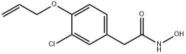 3-Chloro-N-hydroxy-4-(2-propenyloxy)benzeneacetamide Structure