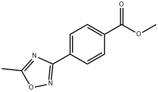 4-(5-甲基-1,2,4-噁二唑-3-基)苯甲酸甲酯,196301-94-7,结构式