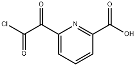 2-Pyridinecarboxylic acid, 6-(chlorooxoacetyl)- (9CI) Structure