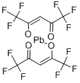 鉛(II)ヘキサフルオロアセチルアセトナート, min. 98% 化学構造式