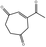 5-Cycloheptene-1,4-dione, 6-acetyl- (9CI),196493-35-3,结构式