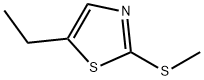 Thiazole,  5-ethyl-2-(methylthio)-,196500-11-5,结构式