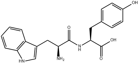 N-L-トリプトフィル-L-チロシン 化学構造式