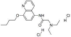 N-(8-butoxyquinolin-5-yl)-2-diethylamino-acetamide dihydrochloride Structure