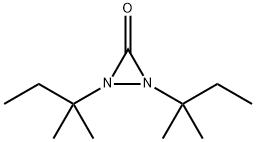 1,2-ジ-tert-ペンチルジアジリジン-3-オン 化学構造式